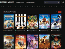 Tablet Screenshot of cartoonmoviez.com